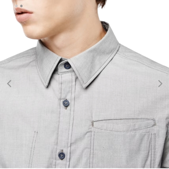 G-Star Raw Correct Men's Admiral Shirt Long Sleeve Blue Diamond Pattern Medium - Picture 10 of 10